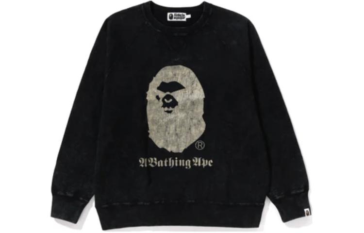 

BAPE Overdye Свободный крой с круглым вырезом A Bathing Ape, желтый