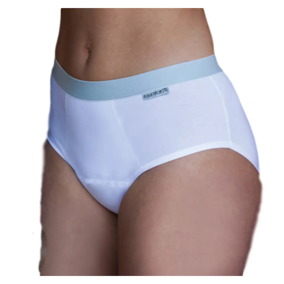 

Выездка Brief Plus Equetech женские трусы для верховой езды, белый