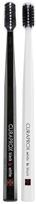 

540 черно-белых сверхмягких зубных щеток Curaprox, black & white 2 шт