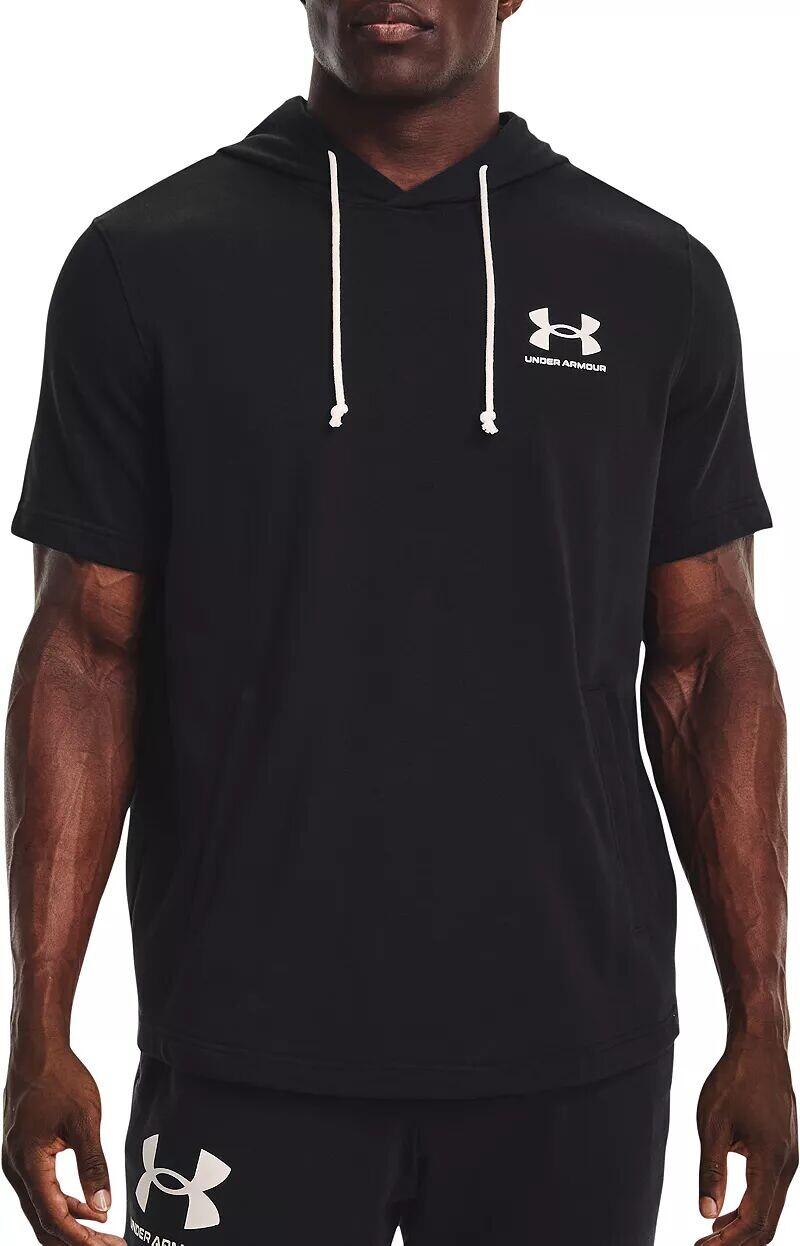 

Мужская толстовка с короткими рукавами Under Armour Rival Terry LC, черный