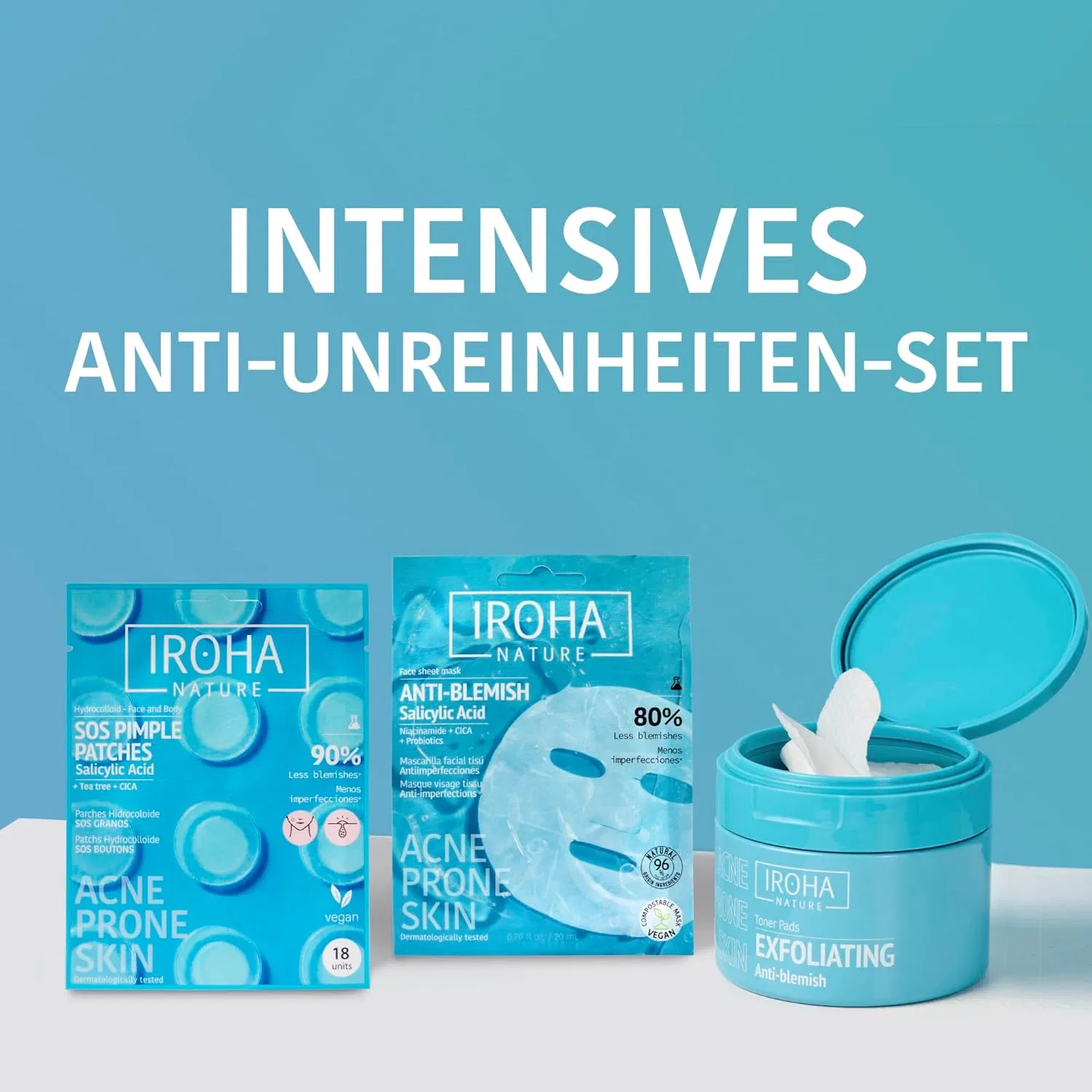 Набор Iroha Nature Intensive Anti Imperfection Pack для кожи, склонной к акне Iroha Nature — фото 2