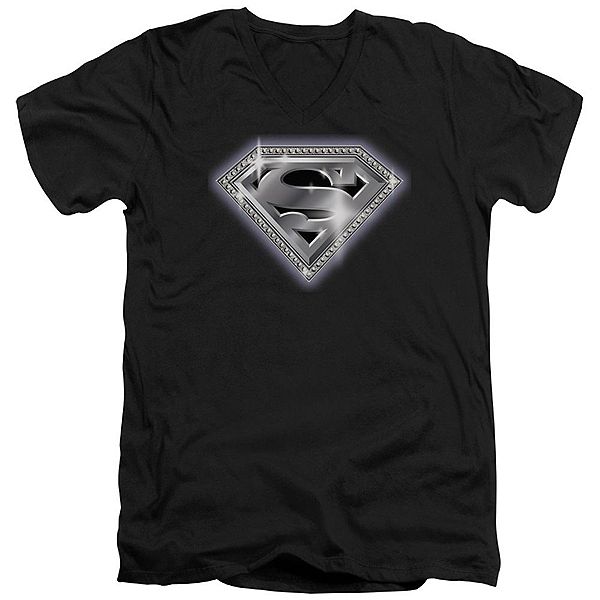 

Футболка с V-образным вырезом Superman bling shield Licensed Character