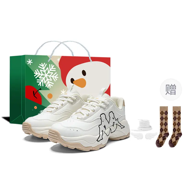 

Kappa Амортизирующие, противоскользящие, износостойкие, удлиняющие высоту, низкие, массивные кроссовки, унисекс, белый