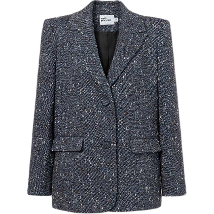 

Self-portrait Букле пиджак для автопортрета, Blue Mixed Color