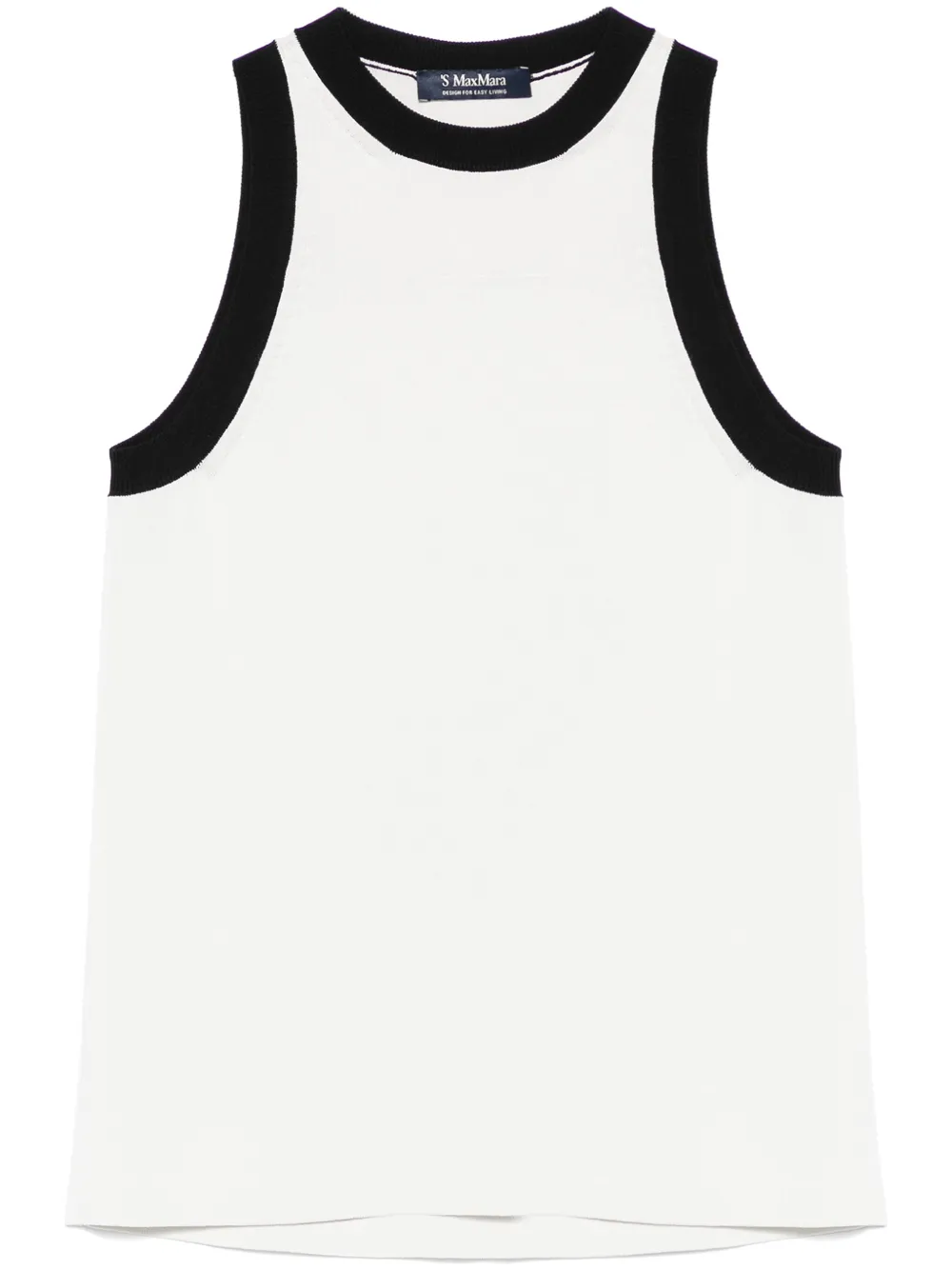 

Топ Slalom без рукавов 'S Max Mara, белый
