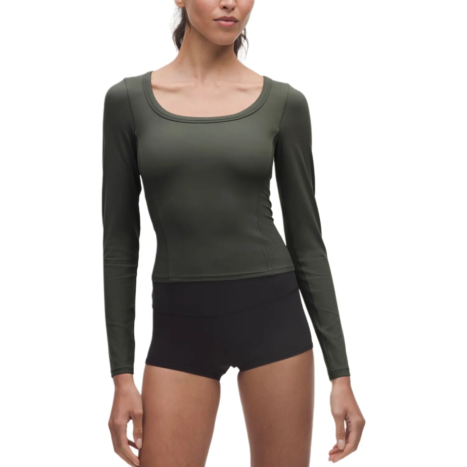 

Lululemon Футболка NuluSmoothCover для женщин, черная