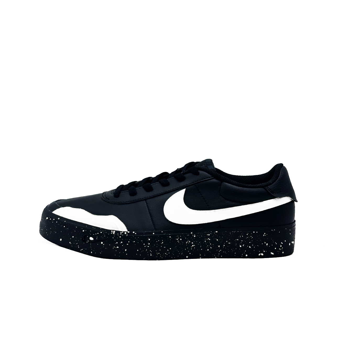 

Nike Кроссовки Court Shot White Sparkling, устойчивые к истиранию, низкие, мужские, черно-белые