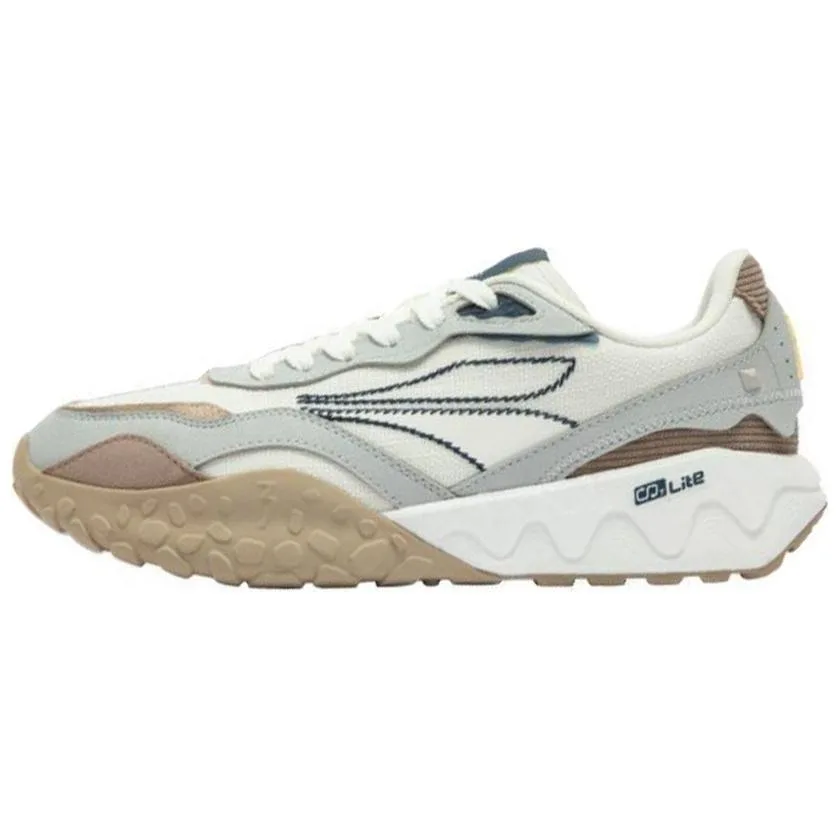 361° Кроссовки мужские Crispy Cake 2 Slip Resistant Abrasion Resistant Low top Chunky бело-серые