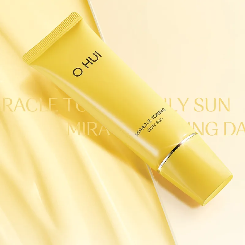 O HUI OUHUI Toner Everyday Sunscreen Creams Moisturizing, Refreshing, And Repairing SPF50+ 50ml — фото 2