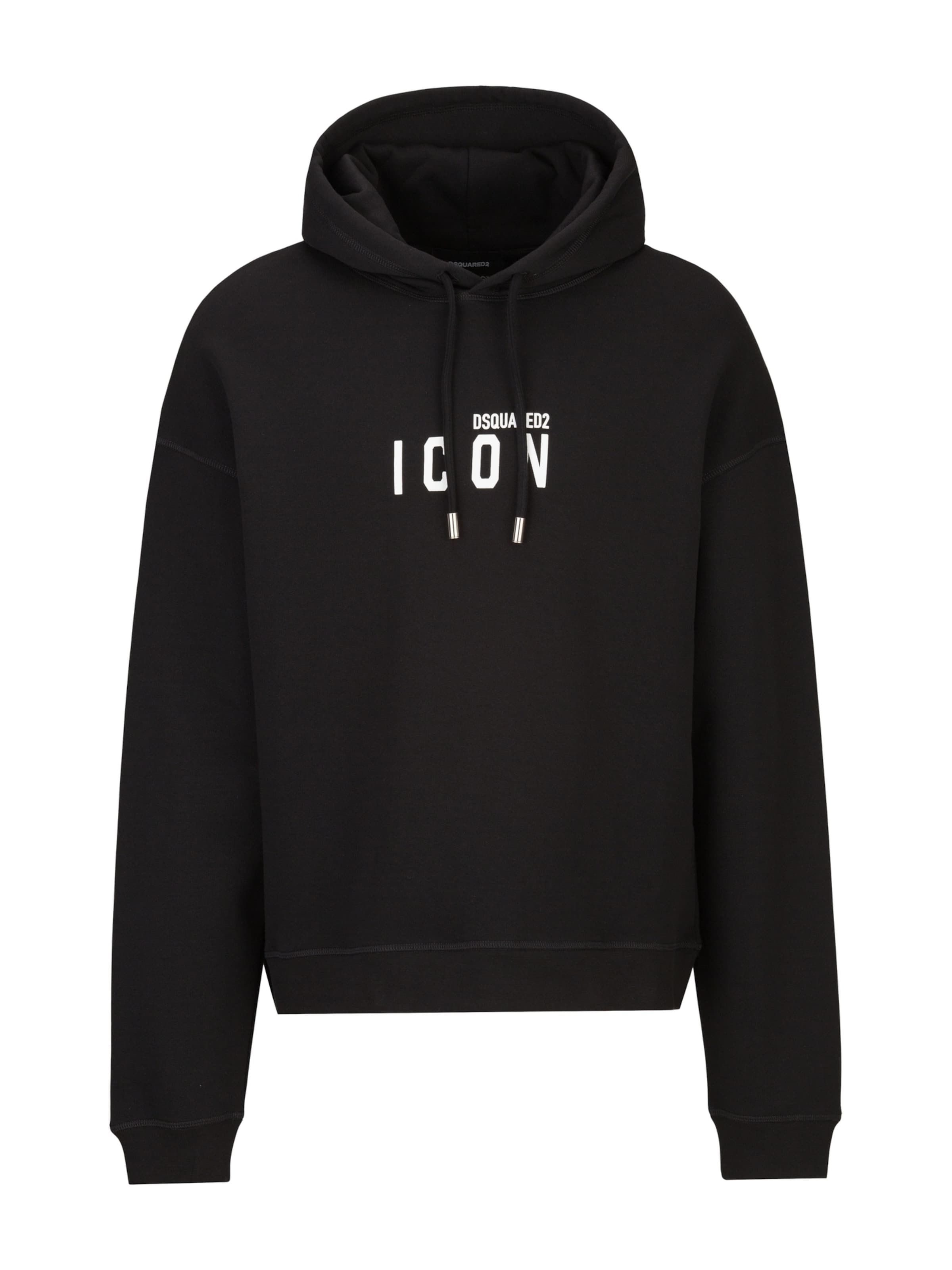 

DSQUARED2 Толстовка в черном цвете, Черный, DSQUARED2 Толстовка в черном цвете