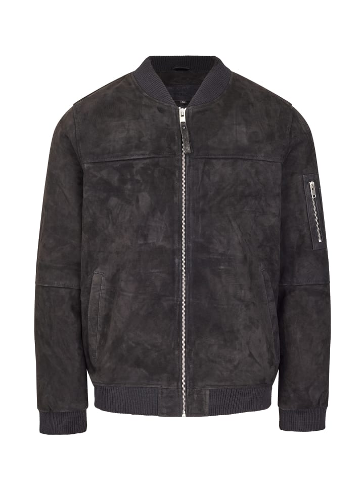 

Кожаная куртка Bolongaro Trevor Ma1 Bomber Suede, черный