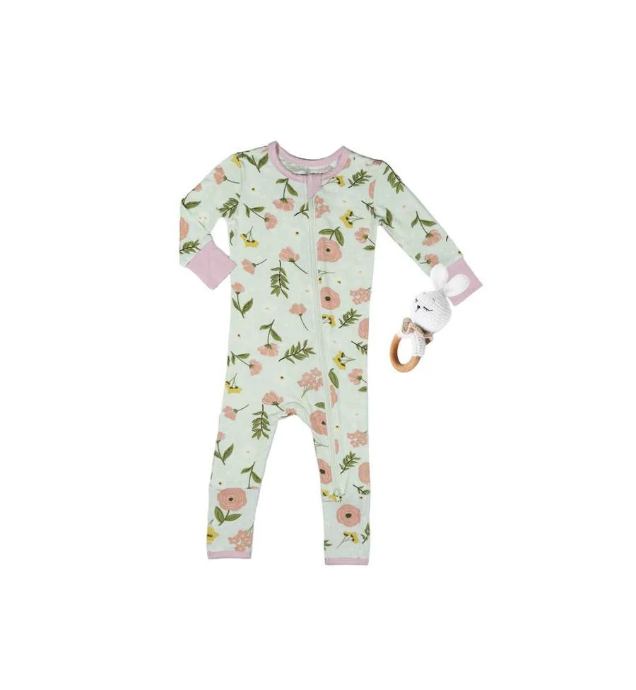 Baby Grey By Everly Grey Детский серый комбинезон-трансформер для девочек от Everly Grey с длинными рукавами — фото 2