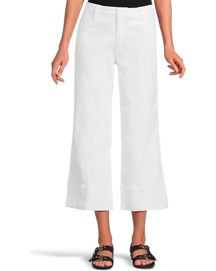

Джинсы KUT from the Kloth Petite Meg High Rise Frt Pin Tuck Wide Hem Basic Bck, цвет Optic White