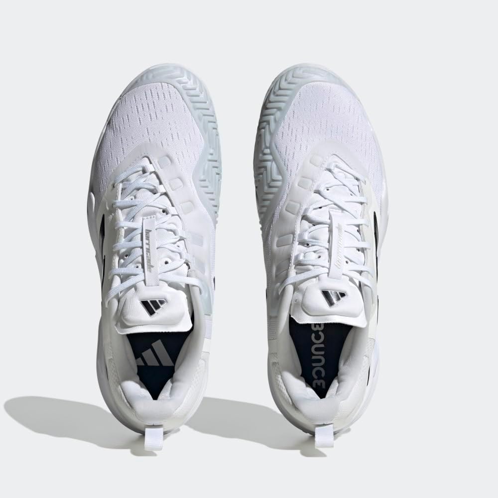 Мужские теннисные кроссовки Adidas Barricade Clay, белый/черный — фото 4