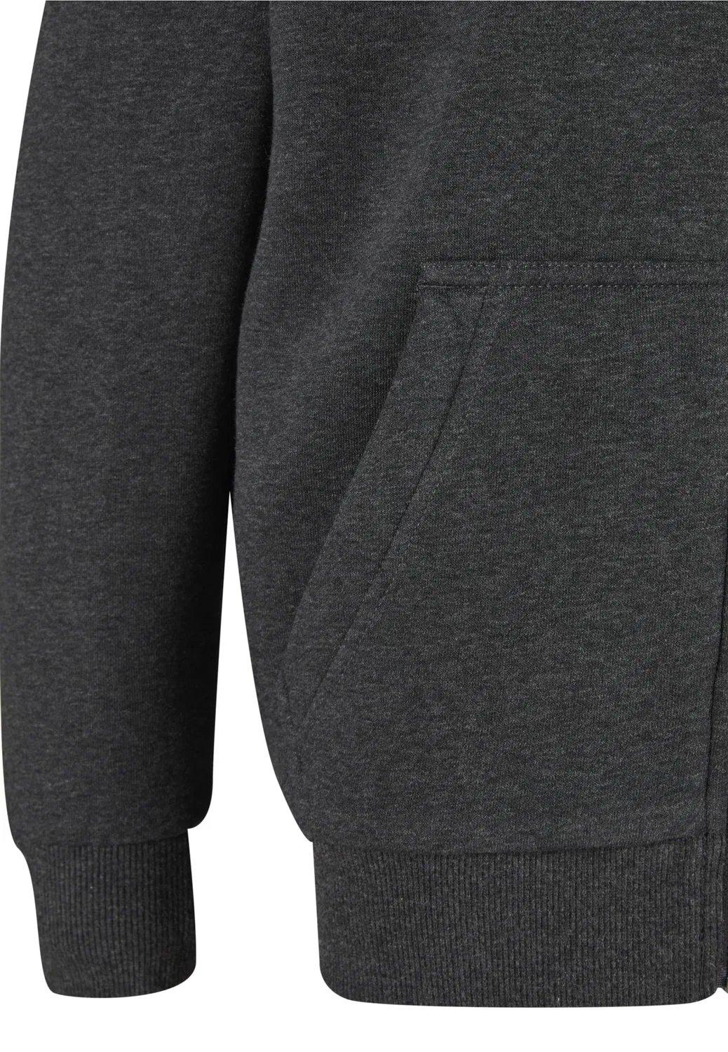 Толстовка на молнии Urban Classics, Dark Grey — фото 3