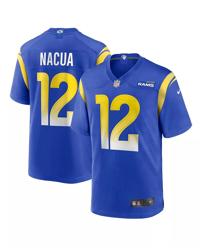 

Мужская игровая футболка Puka Nacua Royal Los Angeles Rams Nike