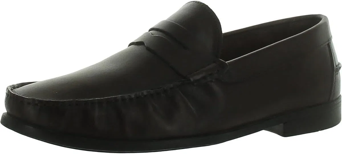 Лоферы кожаные Marc Joseph New York Brown Napa