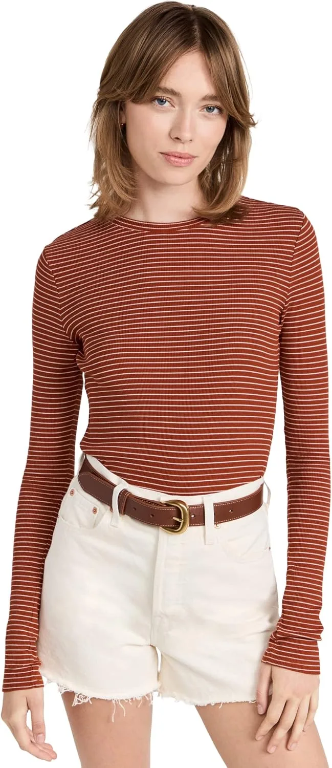 

Vince Женская водолазка с рубчиком