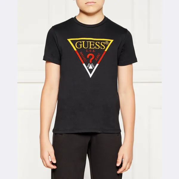 

Футболка стандартного кроя Guess, коричневый