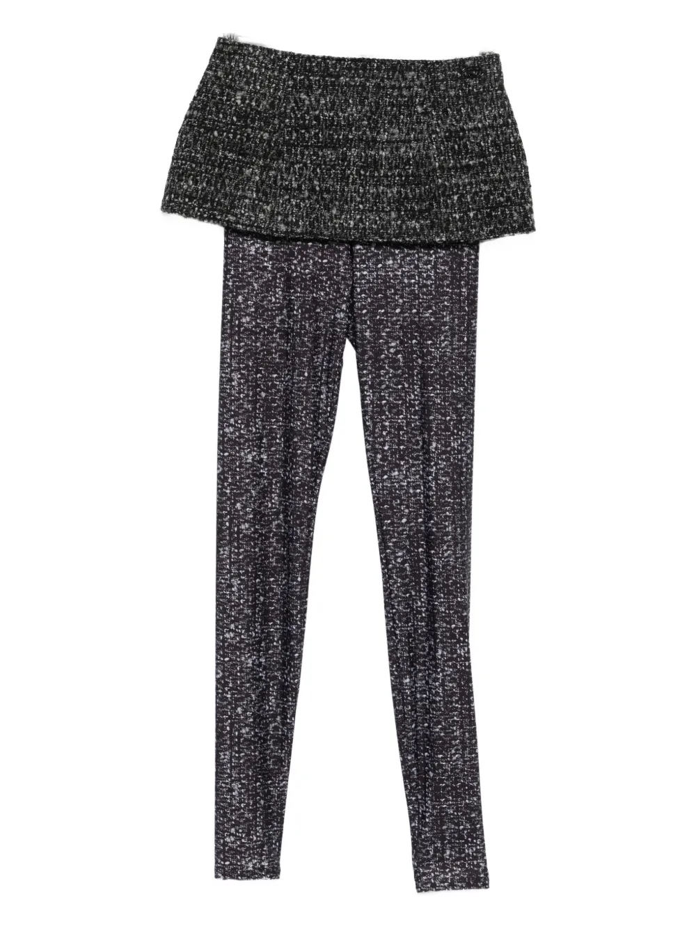 

Леггинсы с фактурными вставками DIESEL, серый