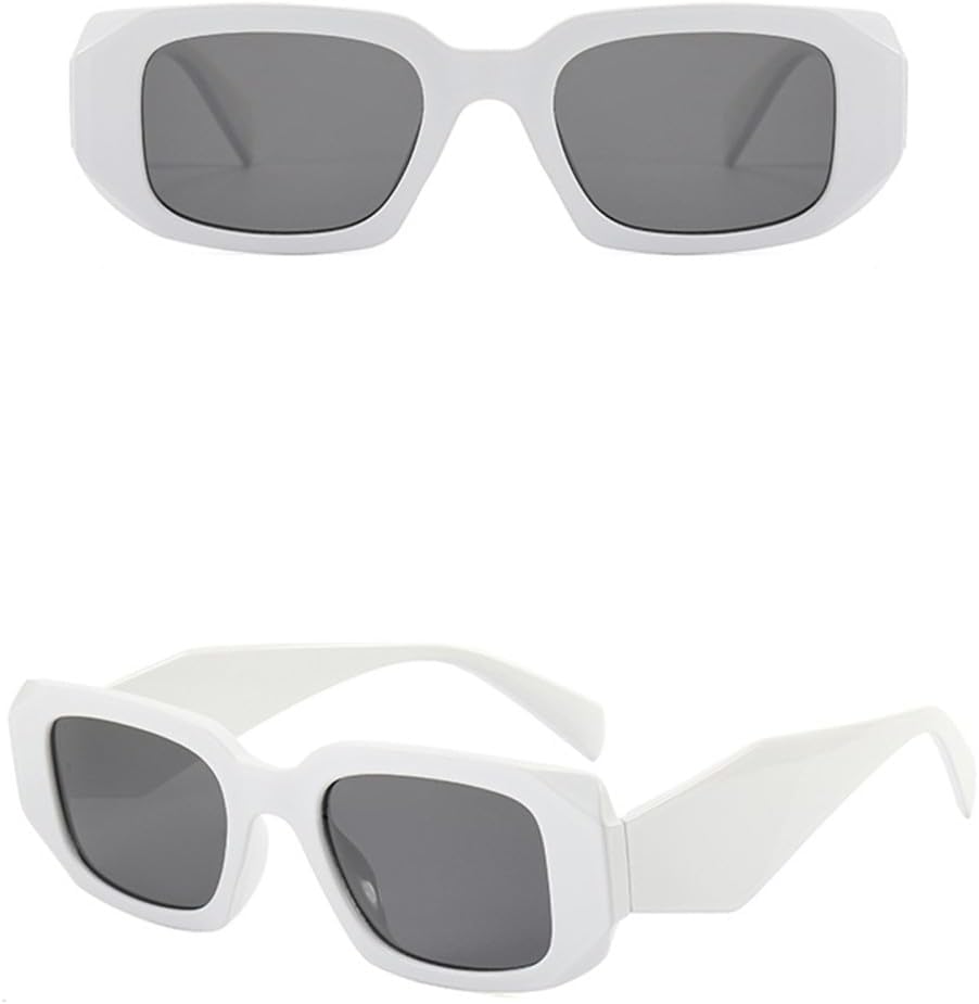 

Женские солнцезащитные очки в форме маленького многоугольника и прямоугольника, ретро-солнцезащитные очки, мужские солнцезащитные очки с защитой от УФ-излучения UV400 HDUBFY, 6