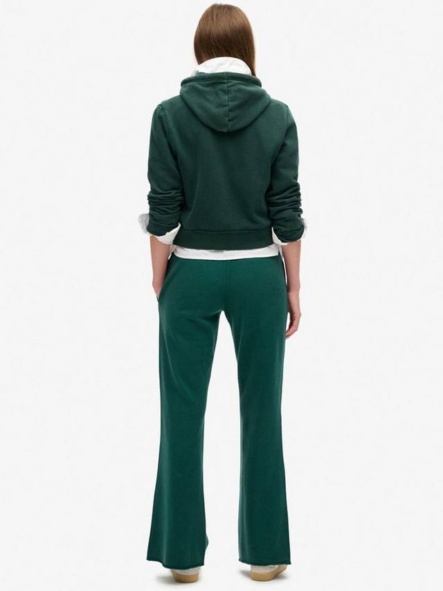 Атлетические лоу-райз расклешенные джоггеры Superdry, Mid Green — фото 2