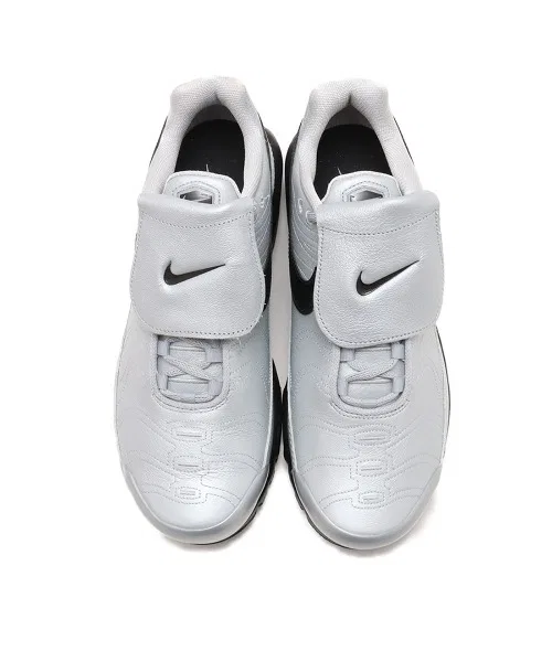 Унисекс кроссовки NIKE AIR MAX PLUS из натуральной кожи серые — фото 2