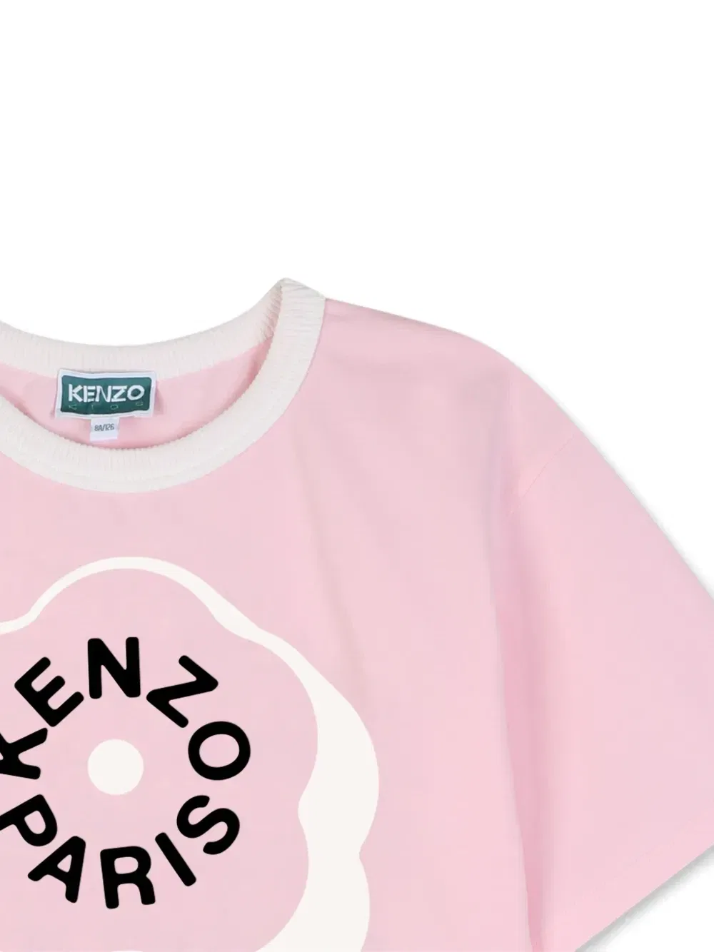 Футболка Boke Flower Kenzo Kids, розовый — фото 3