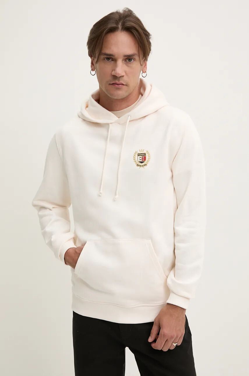 

Хлопковая толстовка Tommy Jeans, бежевый