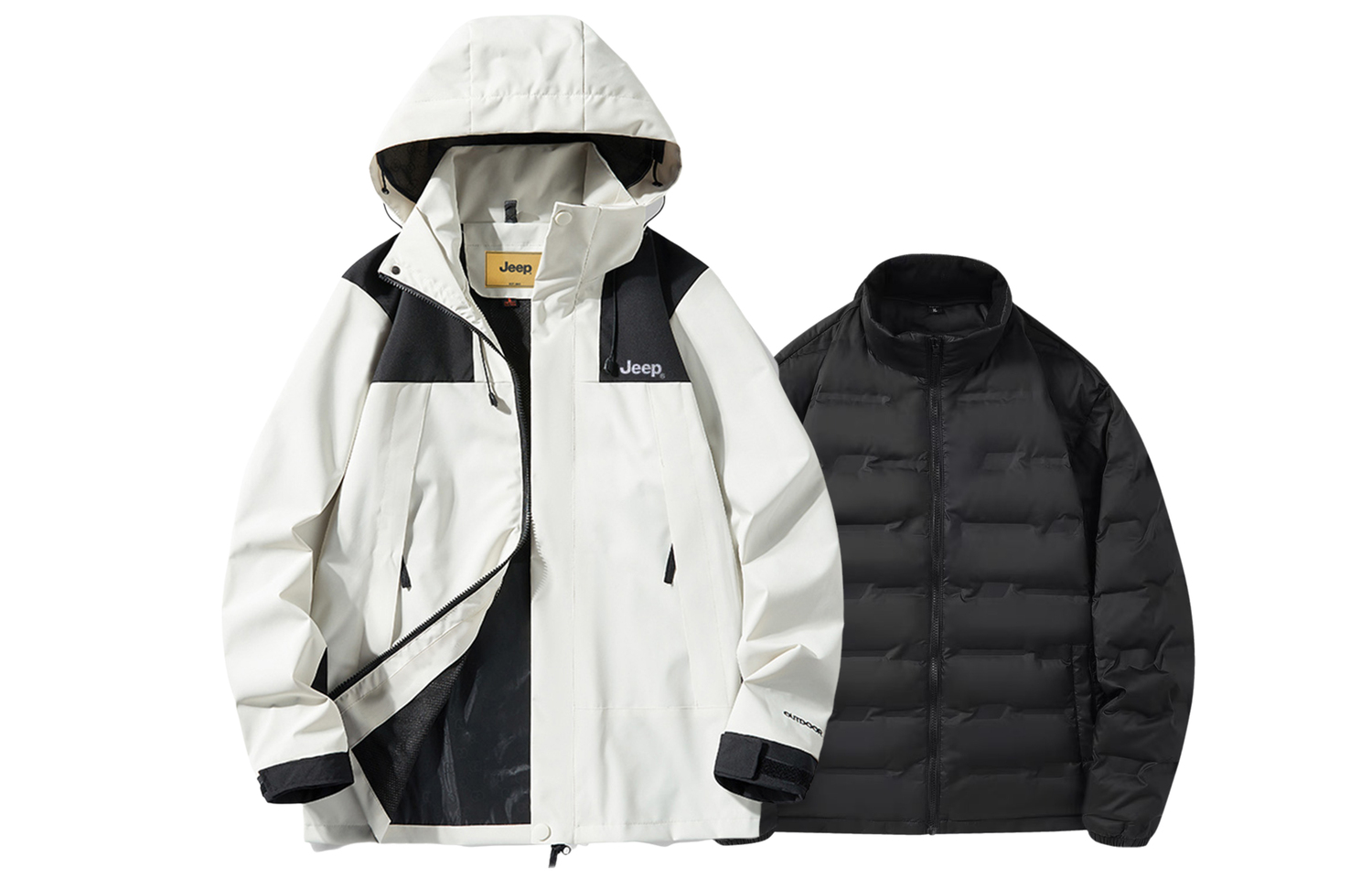 

Jeep Куртка Unisex, Raw White Down Jacket Liner