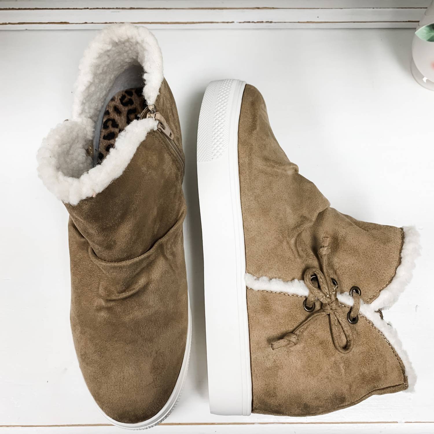 Jayden женские ботильоны на платформе в цвете таупе Very G, Taupe — фото 2