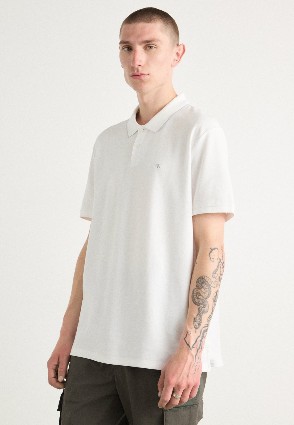 

Рубашка поло REFINED TIPPED CLASSIC Calvin Klein, белый