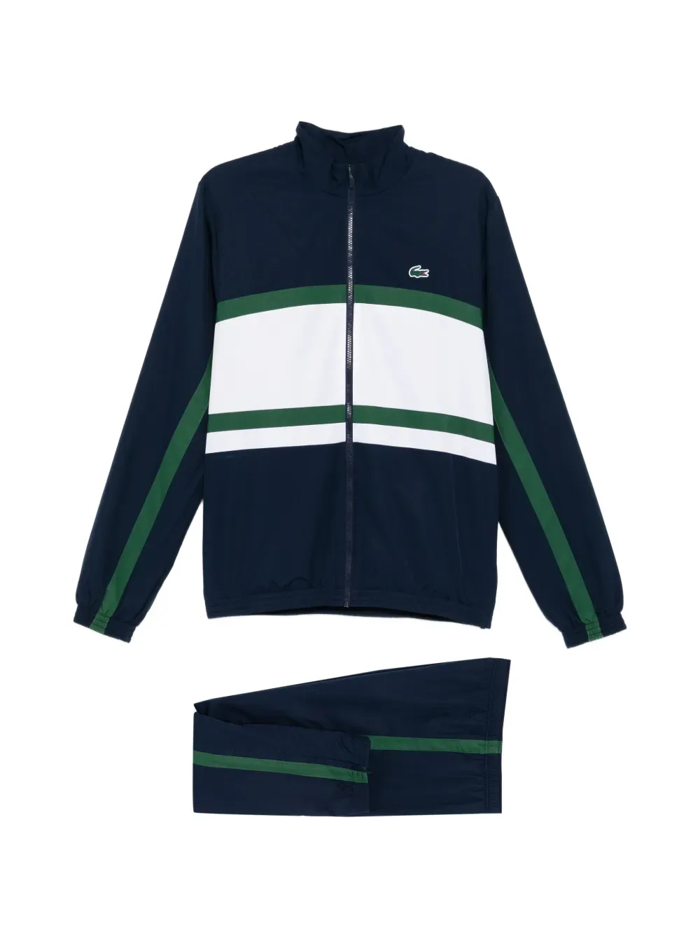 Полосатый спортивный костюм Lacoste, синий