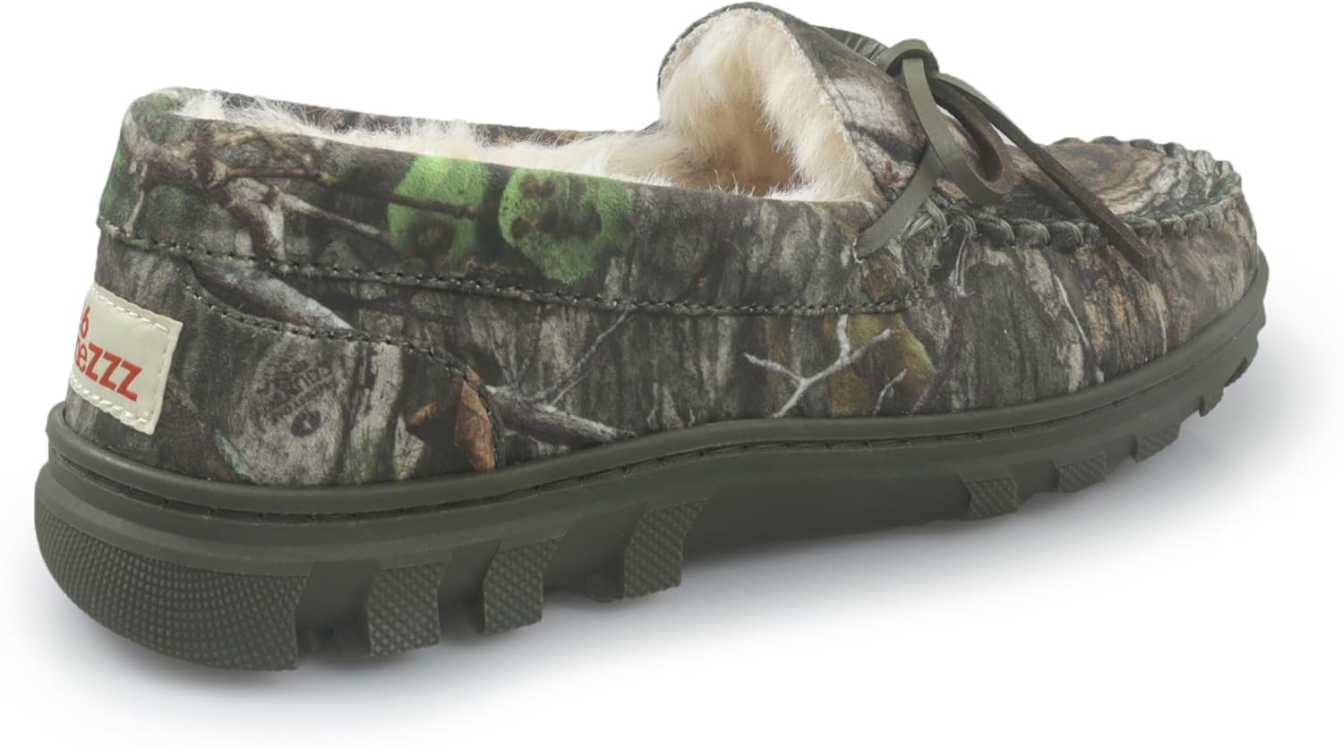 Тапочки Bonezzz Flex - удобные мужские тапочки с камуфляжем Mossy Oak и подкладкой из искусственной овчины - прочные и экологичные согревающие для ног с эффектом памяти, подходят для дома и улицы 26Bonezzz, Mossy Oak Country Dna — фото 3