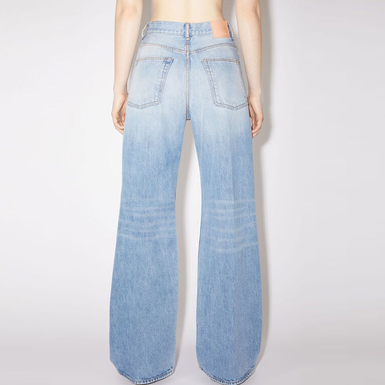 Джинсы Relaxed Fit Acne Studios, Светло-голубые — фото 4