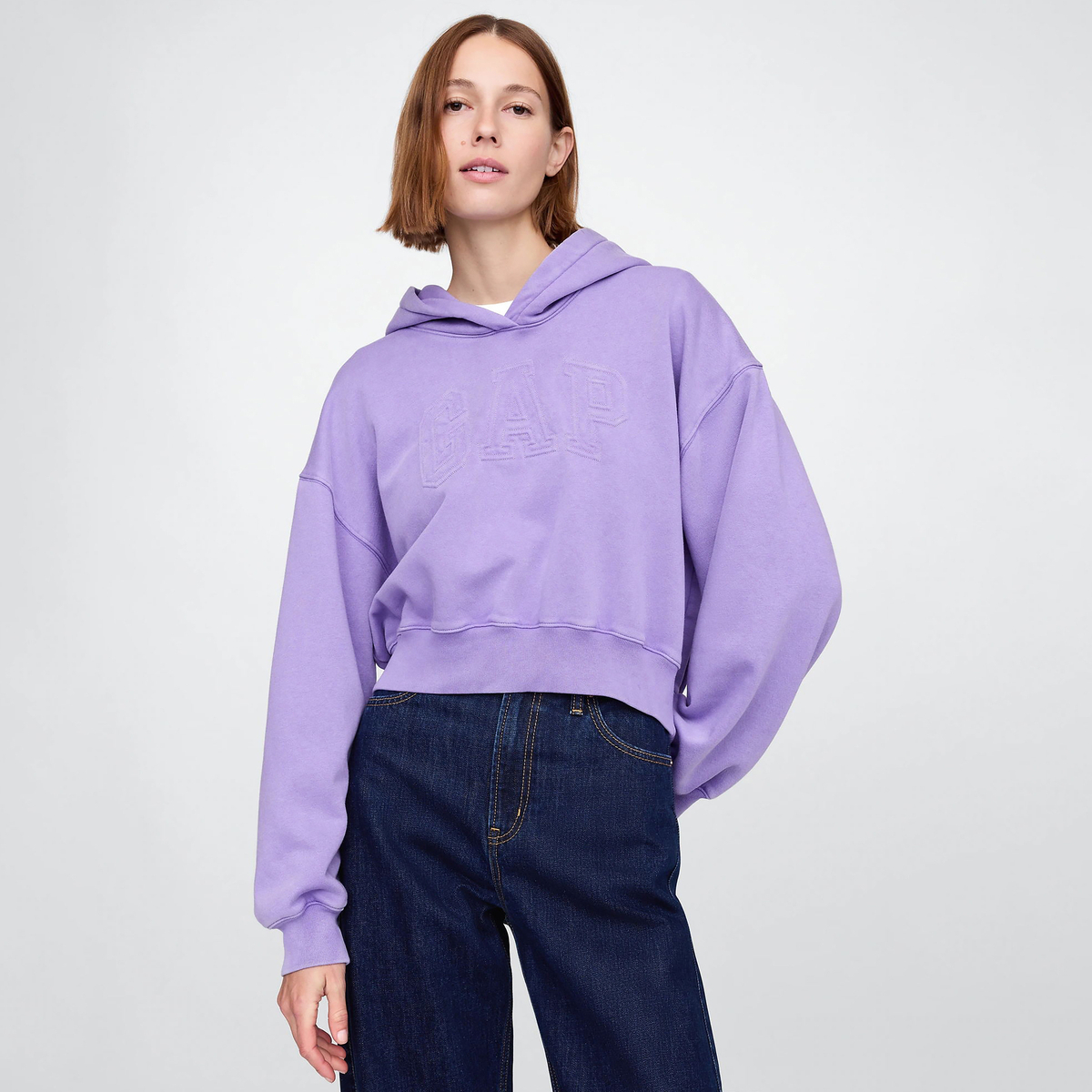 GAP Фиолетовая толстовка для женщин — фото 4