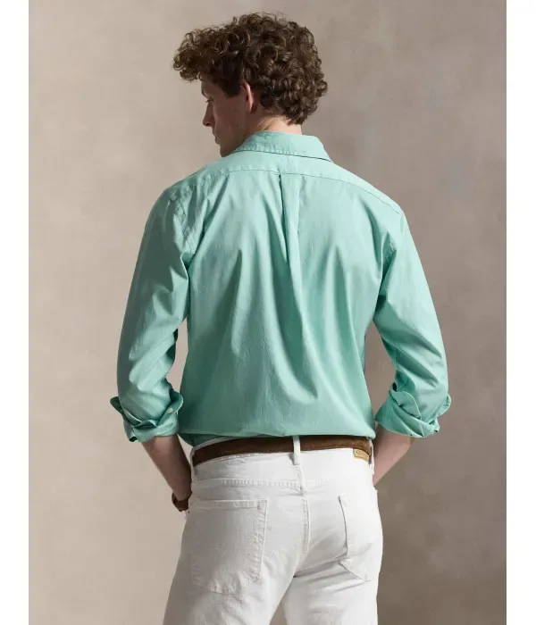 Рубашка custom fit Polo Ralph Lauren, мятный — фото 3