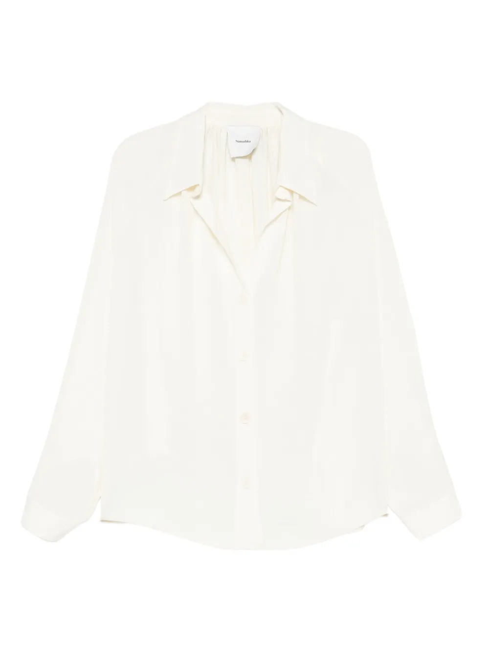 

Рубашка с длинными рукавами Nanushka, нейтральный