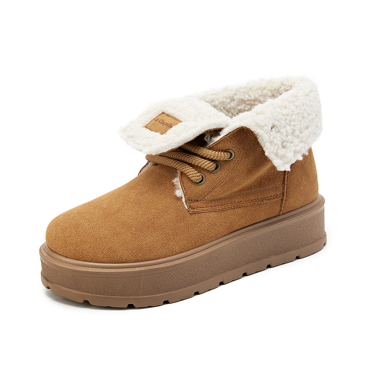 La Chapelle Ботинки Thermal Abrasion Resistant Snow Boots Women's Camel