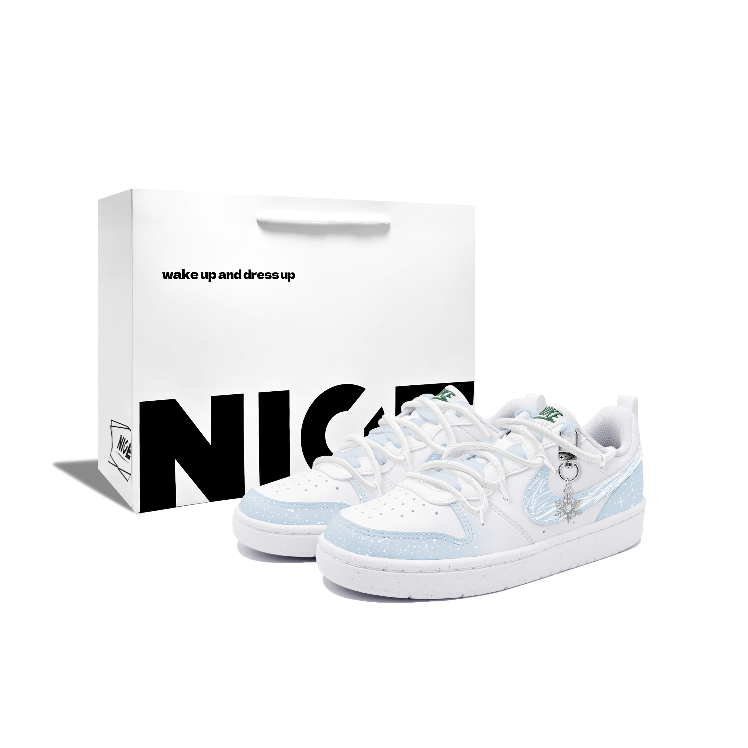 

Court Borough East Snow, 2 амортизация, износостойкие низкие детские скейтбординг кроссовки Blue для подростков Nike, голубой