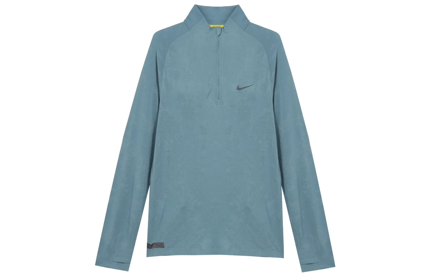 Nike Футболка с воротником-стойкой, прямая посадка, цвет минеральный зеленый