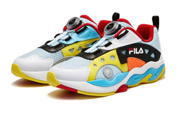 Кроссовки sportswear sneakers 'white blue yellow' Fila, белый — фото 3