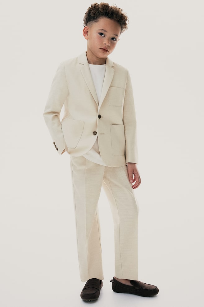 

Элегантные брюки H&M, бежевый
