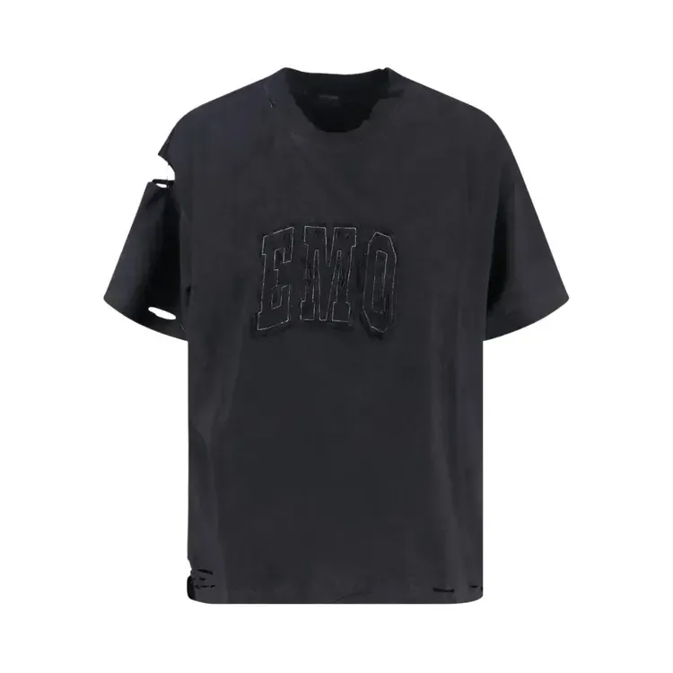Футболка Balenciaga Boxy 'Faded Washed Black'