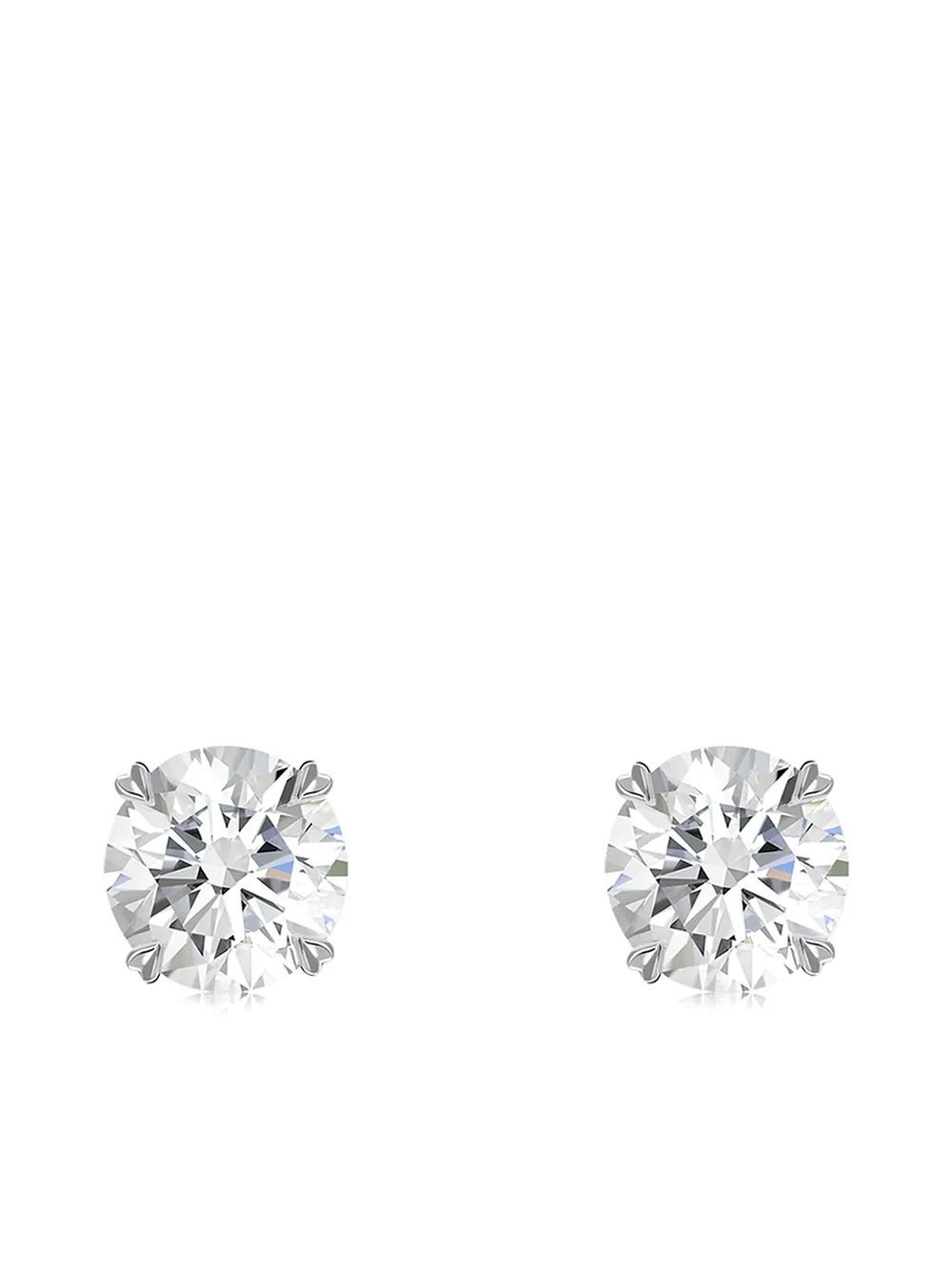 

Серьги-гвоздики Windsor из белого золота с бриллиантами Pragnell, серебяный