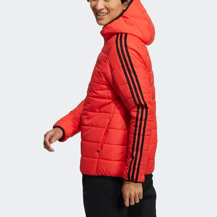 Стеганая куртка мужская черный/красный Adidas Neo — фото 3