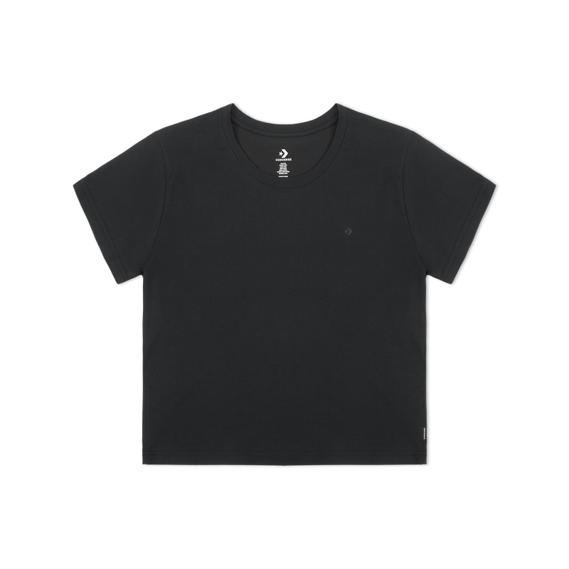 

Converse Футболка женская черная, Черный, Converse Футболка женская черная