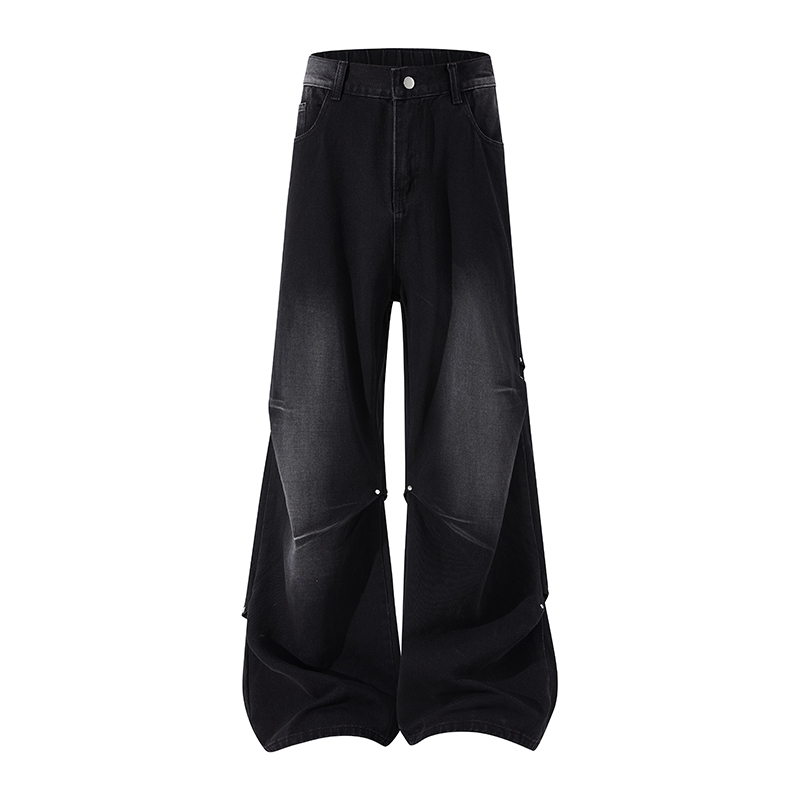 

Джинсы Unisex Moderate Wide Leg Jeep, черный серый