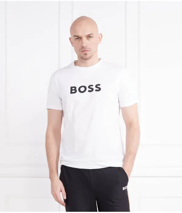 Футболка relaxed fit Boss Bodywear, белый — фото 3