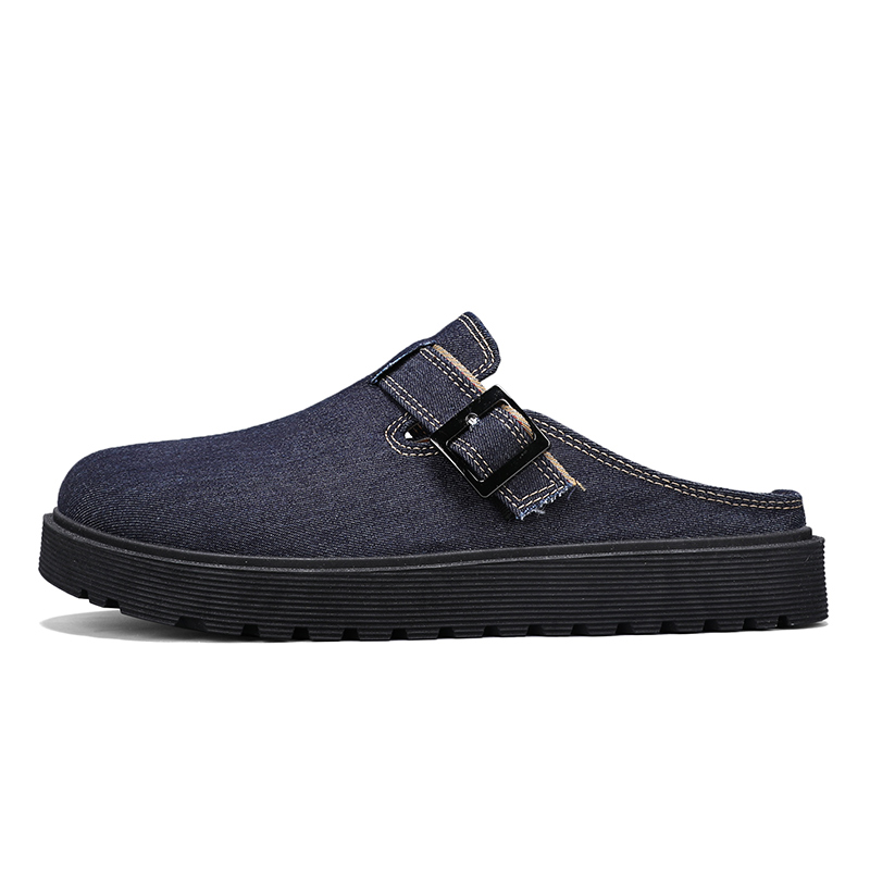 

Мужские сандалии с закрытым носком, устойчивые к истиранию и запаху BAKE, Denim Blue
